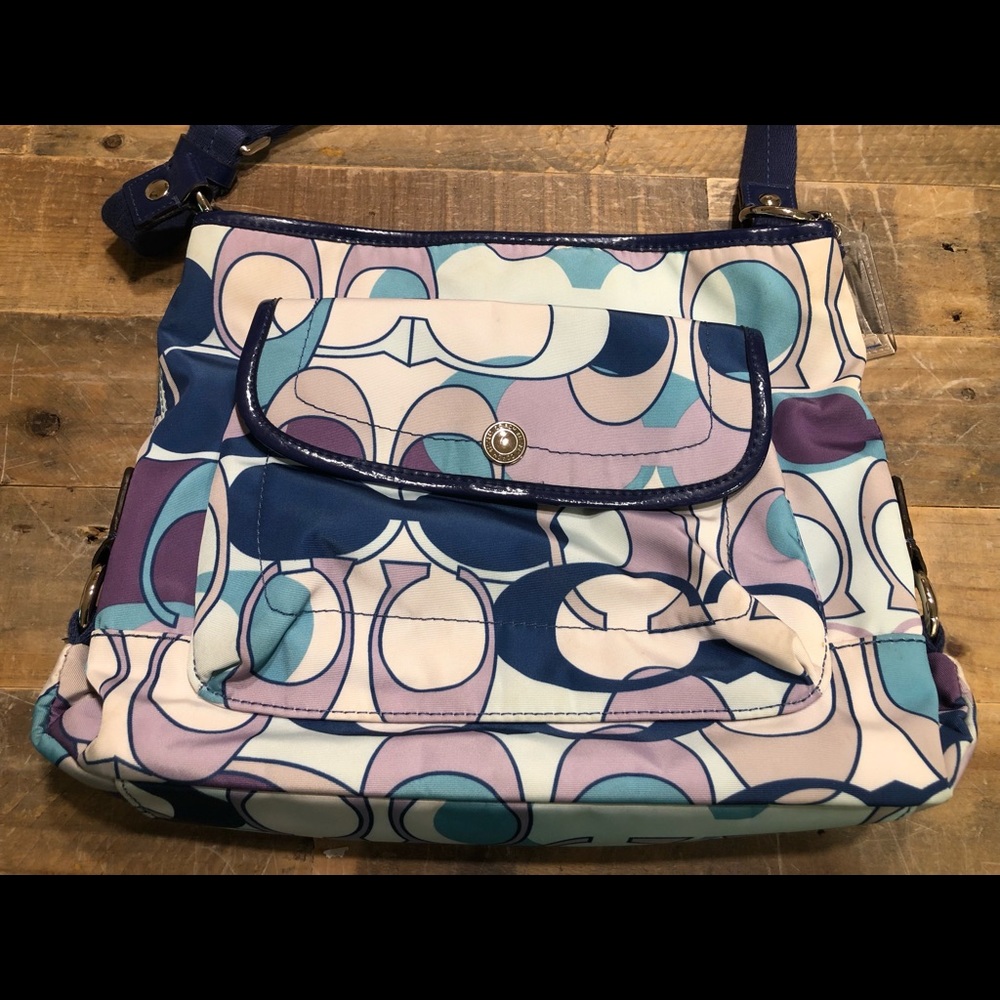 Coach nylon crossbody purse. Gently used.